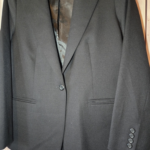 Pendleton Black 100% Wool Womens Blazer Size 12 - Picture 3 of 6